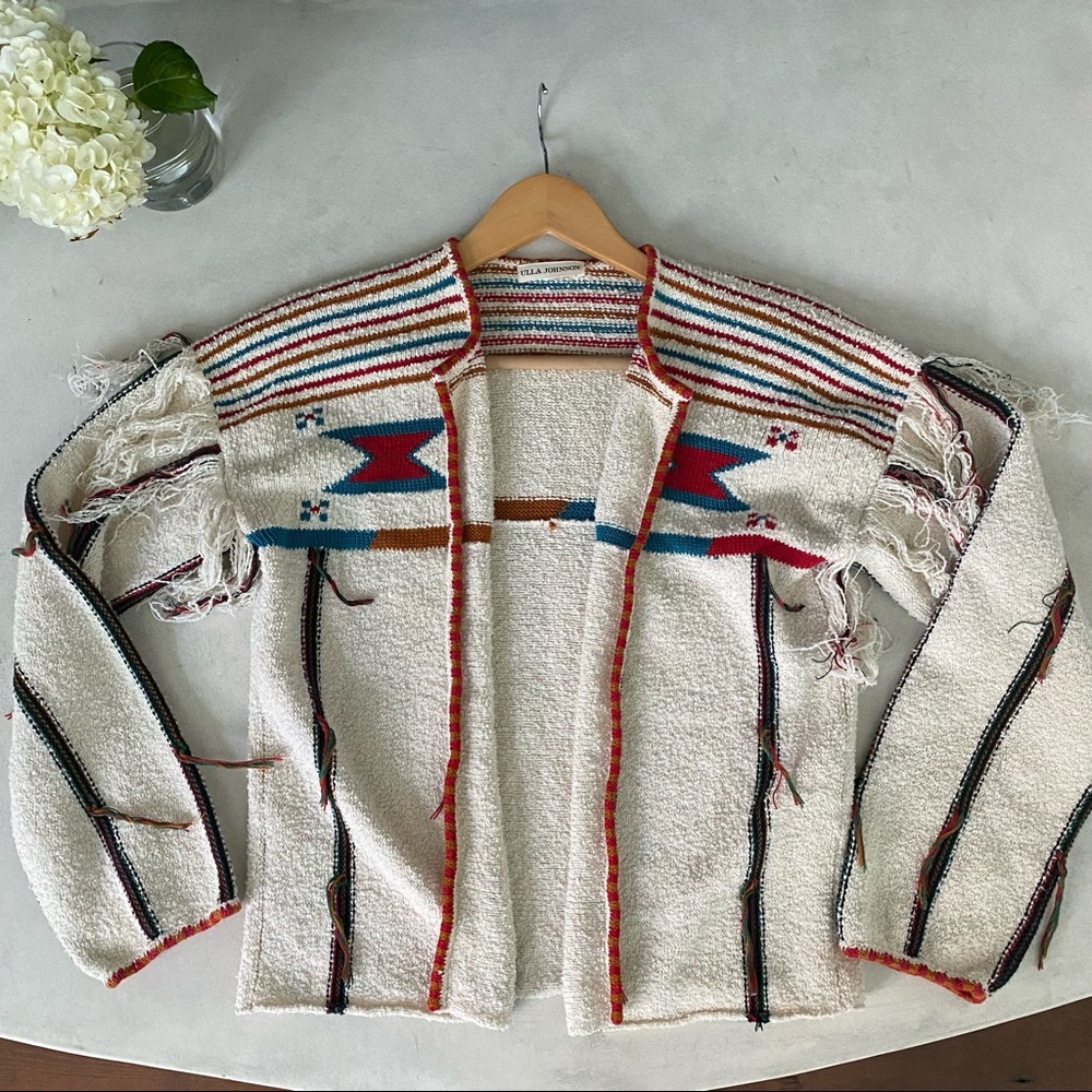 Ulla Johnson - Tribal Design Knit sweater size Petite